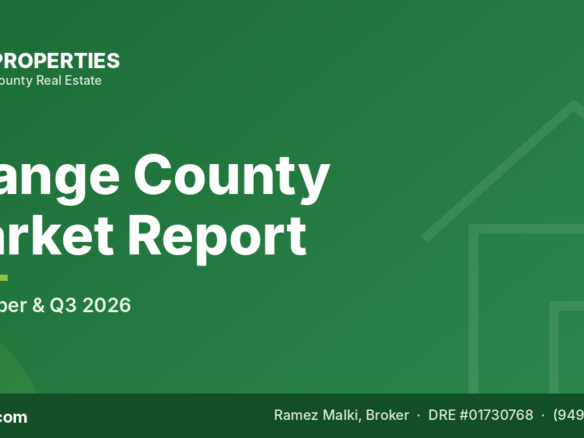 Orange County Housing Market Report: September & Q3 2026 — C&R Properties, Orange County